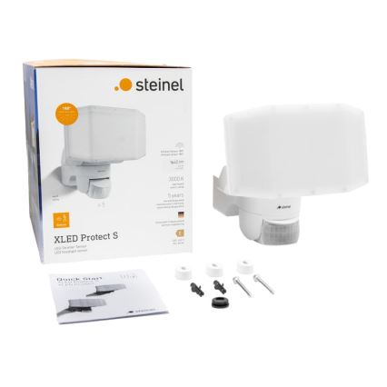 Steinel 089894 - Світлодіодний прожектор з датчиком XLED PROTECT LED/14,3W/230V 3000K IP54 білий