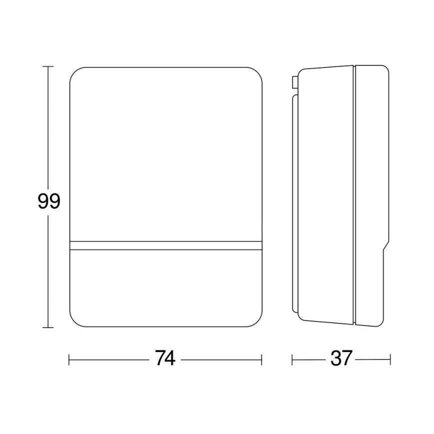 STEINEL 550318 - Датчик освітленості NightMatic 2000 чорний IP54