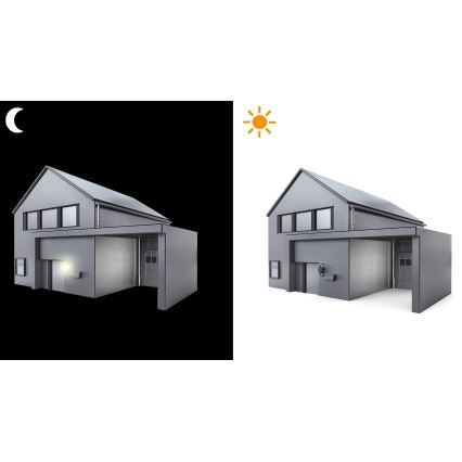 STEINEL 550318 - Вимикач сутінковий NightMatic 2000 чорний IP54