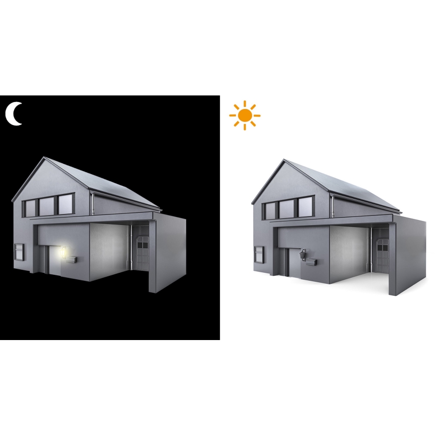 STEINEL 550318 - Сумеречный выключатель NightMatic 2000 черный IP54