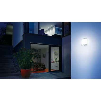 Steinel 566814 - Вуличний настінний світильник з датчиком 1xE27/60W/240V L 20 S IP44