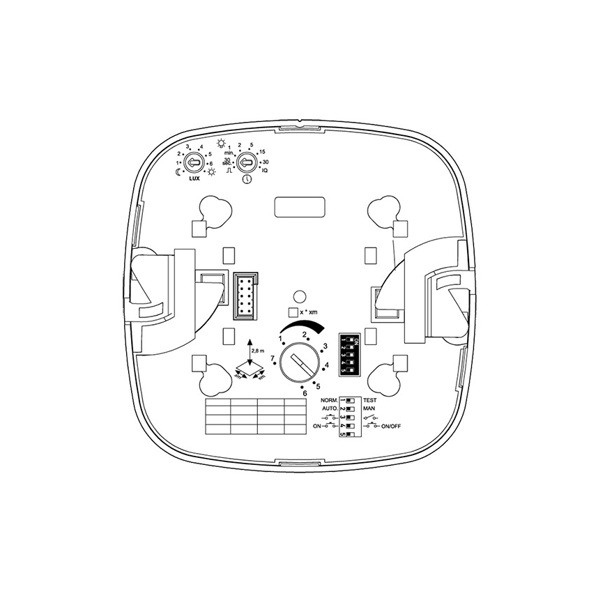Steinel 590703 - Датчик присутствия Dual HF COM1 белый