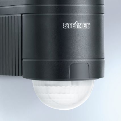 STEINEL 602710 - Вуличний інфрачервоний настінний датчик IS240 антрацит IP54