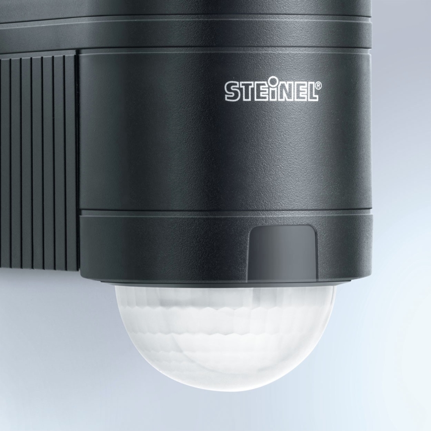 STEINEL 602710 - Вуличний інфрачервоний настінний датчик IS240 антрацит IP54