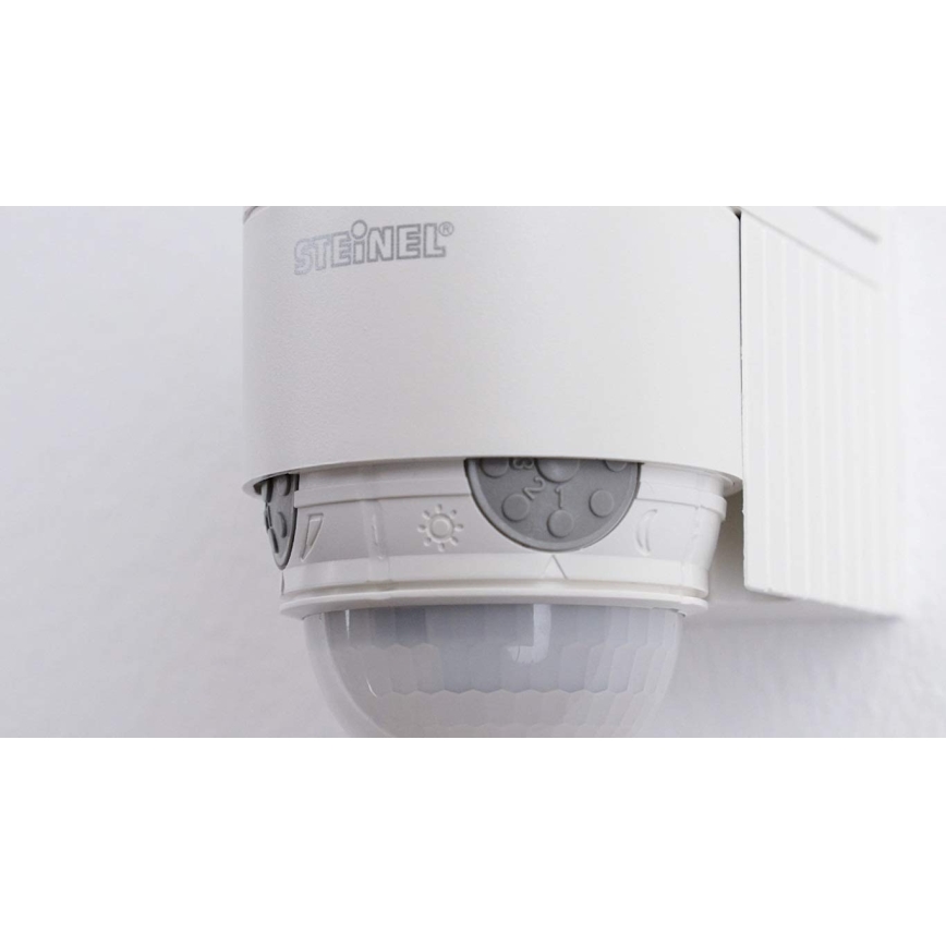 STEINEL 602819 - Вуличний інфрачервоний настінний датчик IS240 білий IP54