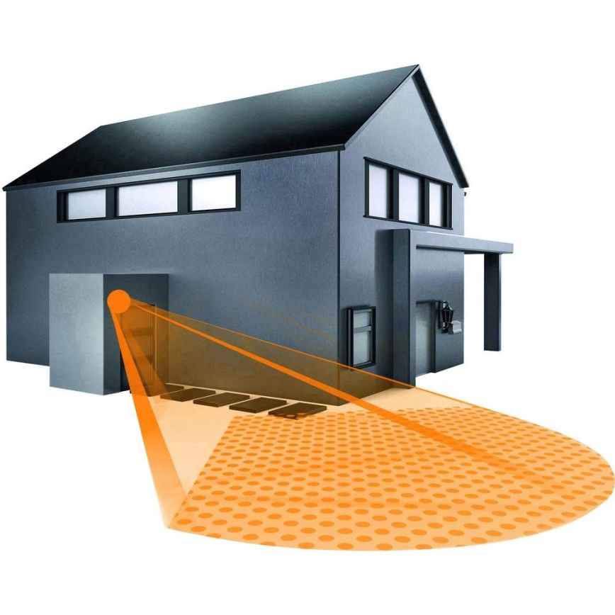 STEINEL 608910 - Інфрачервоний сенсор зовнішній IS 140-2 біла IP54