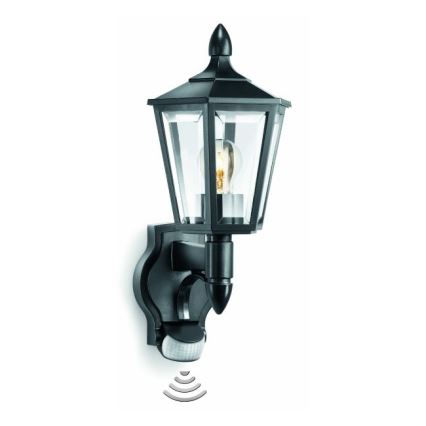Steinel 617813 - Уличный сенсорный настенный светильник L 15 1xE27/60W/230V IP44