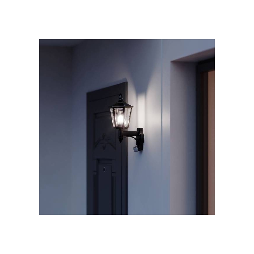 Steinel 617813 - Уличный сенсорный настенный светильник L 15 1xE27/60W/230V IP44