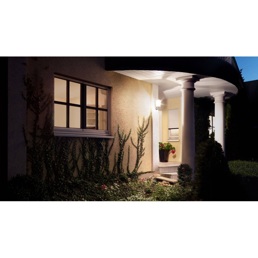 Steinel 644413 - Уличный настенный светильник с датчиком L 190 S 1xE27/100W/230V IP44