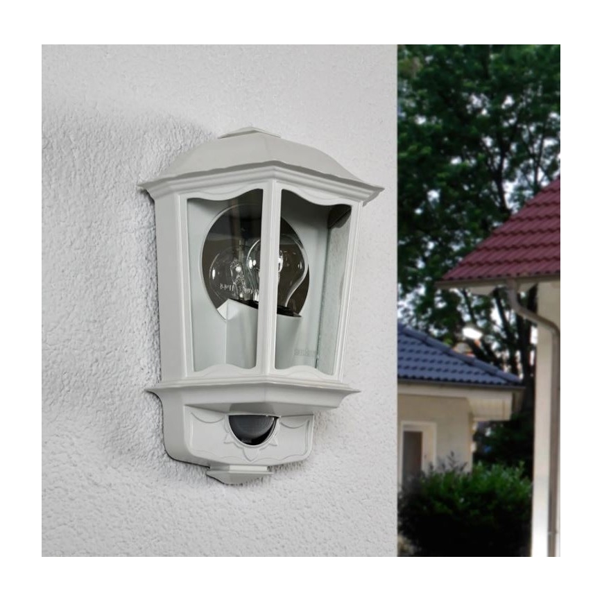 Steinel 644512 - Уличный настенный светильник с датчиком L 190 S 1xE27/100W/230V IP44