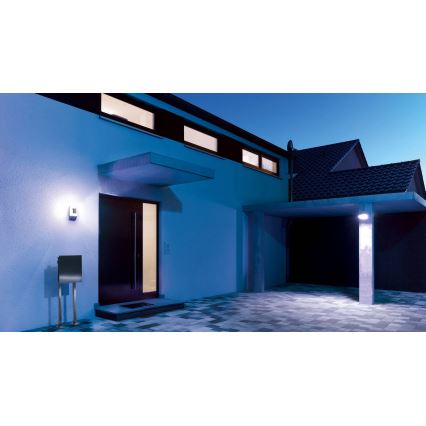 STEINEL 650513 - Уличная сенсорная лампа L1 IP44 белая