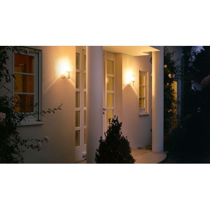 Steinel 657413 - Уличный настенный светильник с датчиком L 115 S 1xE27/60W/230V IP44