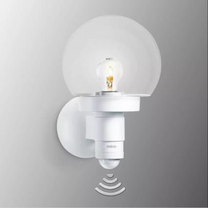 Steinel 657413 - Уличный настенный светильник с датчиком L 115 S 1xE27/60W/230V IP44