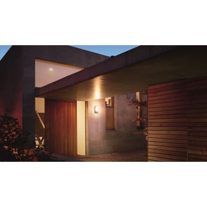 STEINEL 657819 - Зовнішній світильник з датчиком L12 1xE27/60W/230V IP44