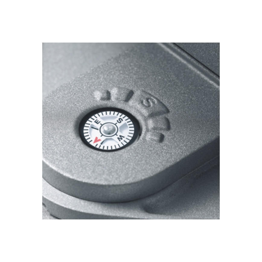 STEINEL 671013 - На сонячній батареї LED-прожектор XSolar L-S 1,2W/LED срібний IP44 2500 mAh