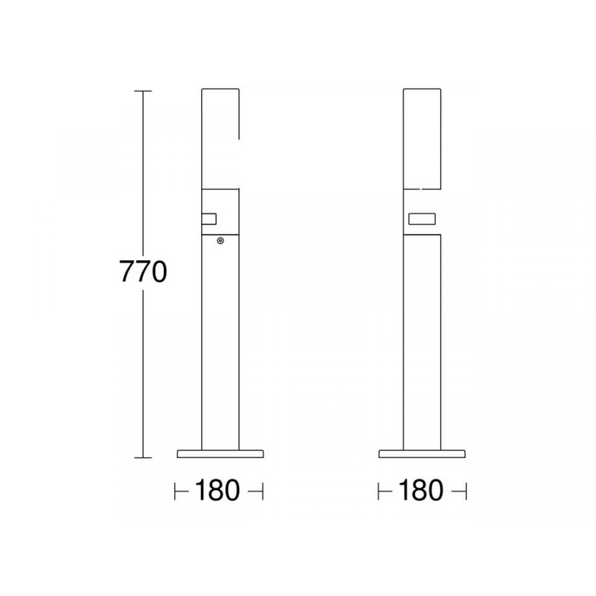 STEINEL 69476 - Светодиодная уличная лампа с датчиком GL 65 S LED/8,7W/230V IP44 3000K антрацит