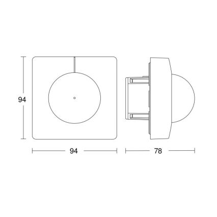 Steinel 751302 - Датчик присутствия HF 360 COM1 белый