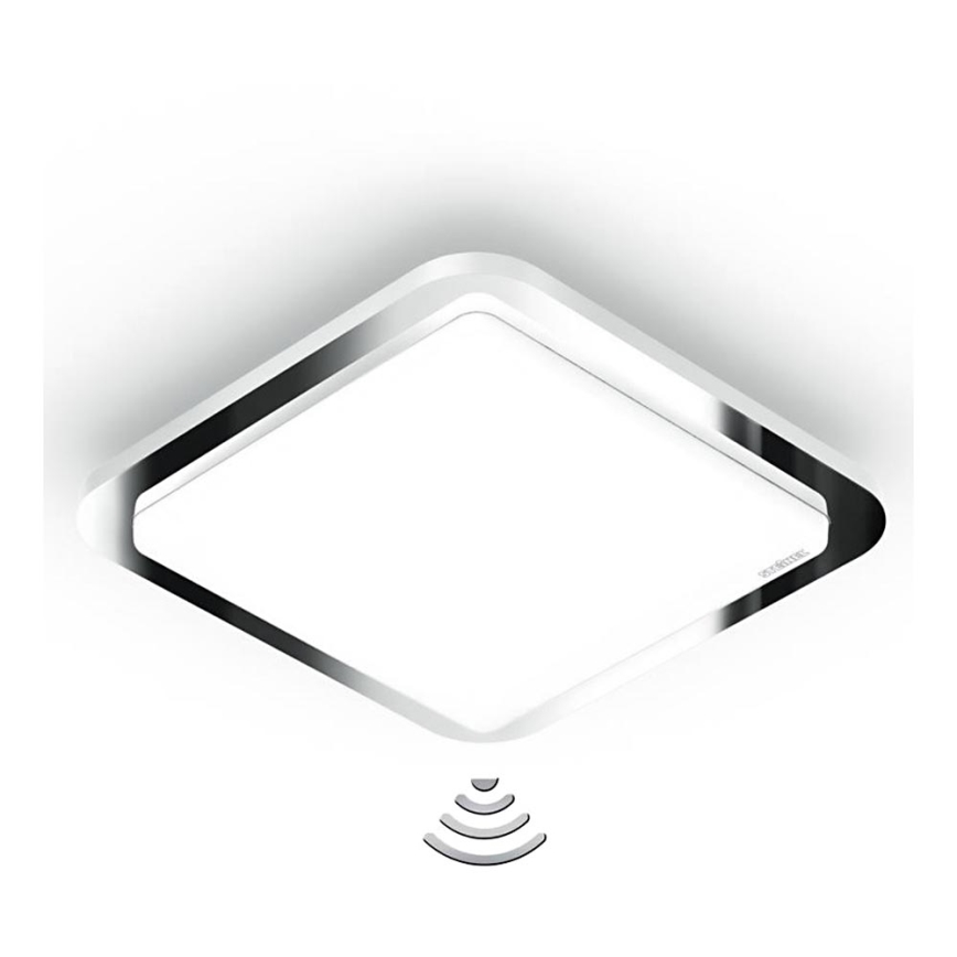 STEINEL st007911 - Светодиодный потолочный светильник с датчиком RS LED D1 LED/11W/230V блестящий хром