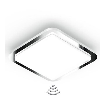 STEINEL st007911 - Світлодіодний стельовий світильник з датчиком RS LED D1 LED/11W/230V глянцевий хром