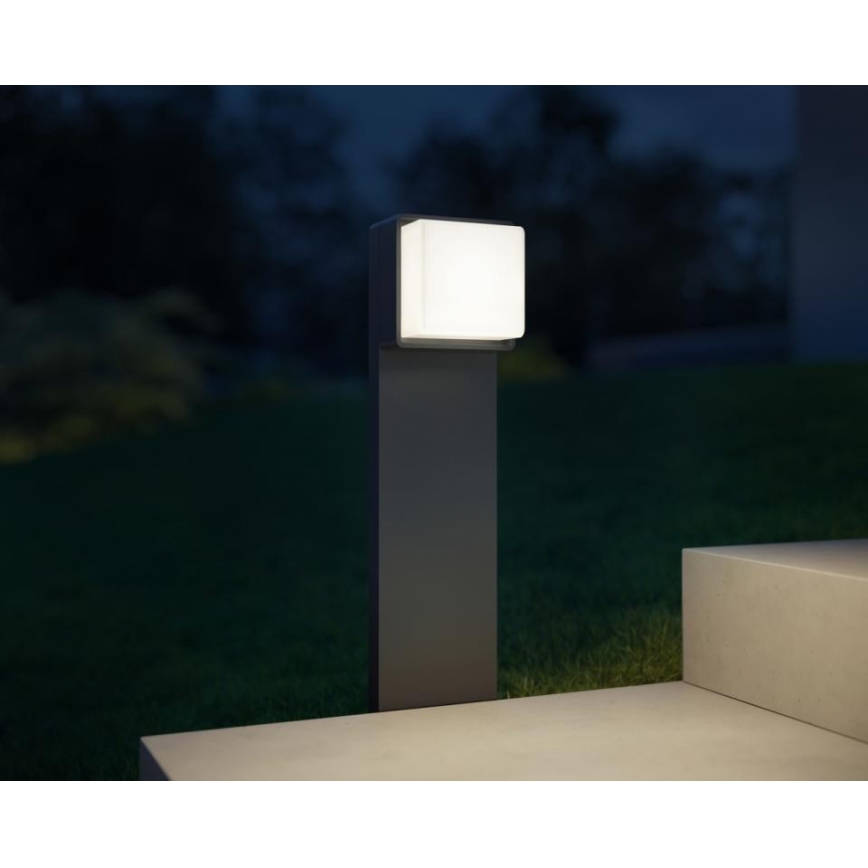 Steinel 078669 - Светодиодная уличная лампа с регулированием яркости с датчиком GL 85 SC 600 LED/9W/230V 3000K IP44