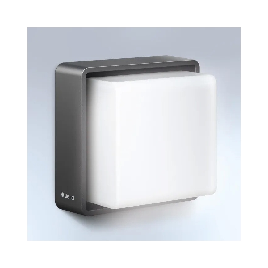 Steinel - Светодиодный настенный светильник с регулированием яркости L 845 C LED/9W/230V 3000K IP44 антрацит