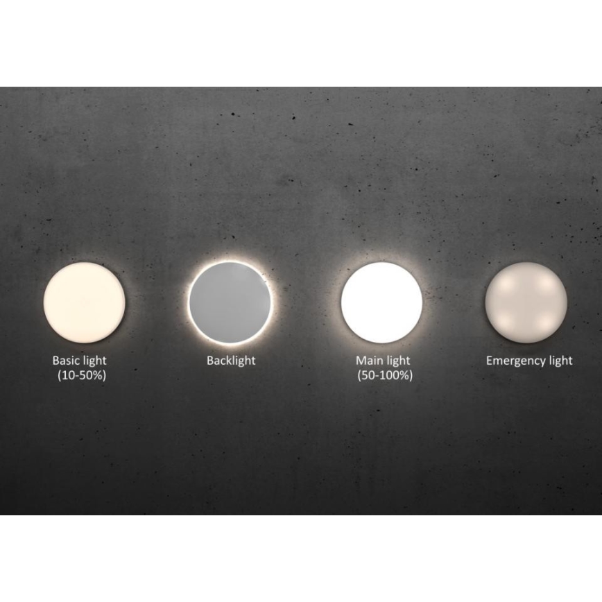 Steinel - Светодиодный потолочный светильник с регулированием яркости и датчиком RSPROR20BASIC 15,3W/230V IP40 3000K