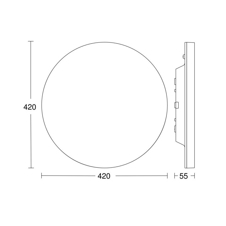 Steinel - Світлодіодний стельовий світильник з регулюванням яскравості з датчиком RSPROR30BASICSC 23,22W/230V IP40 3000K