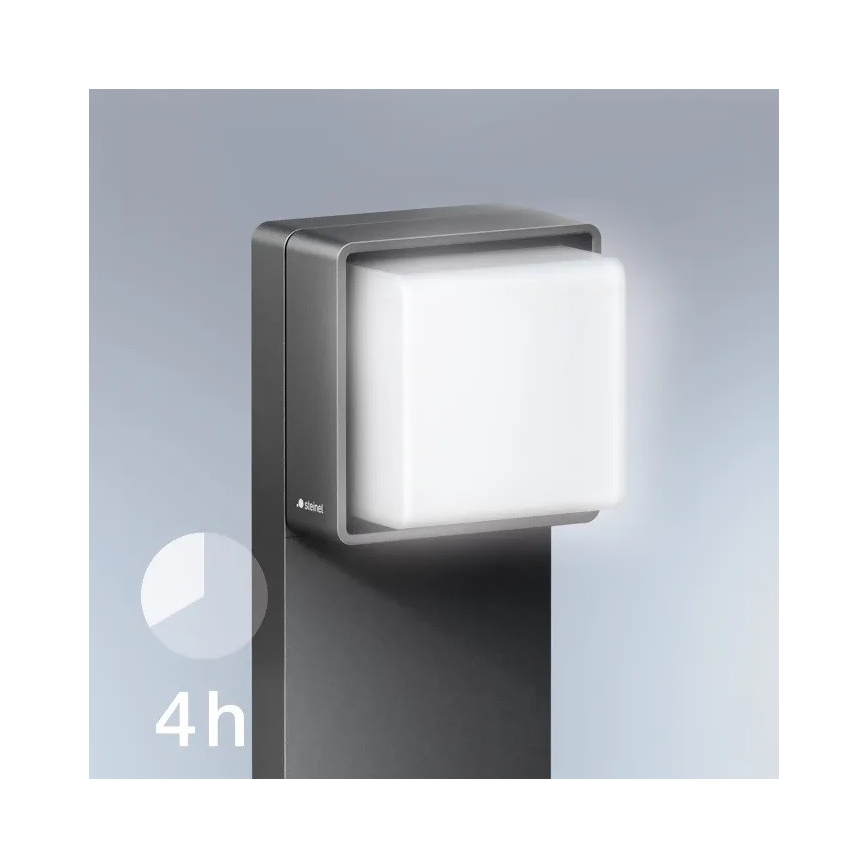 Steinel 078669 - Вулична LED лампа з регулюванням яскравості з датчиком GL 85 SC 600 LED/9W/230V 3000K IP44