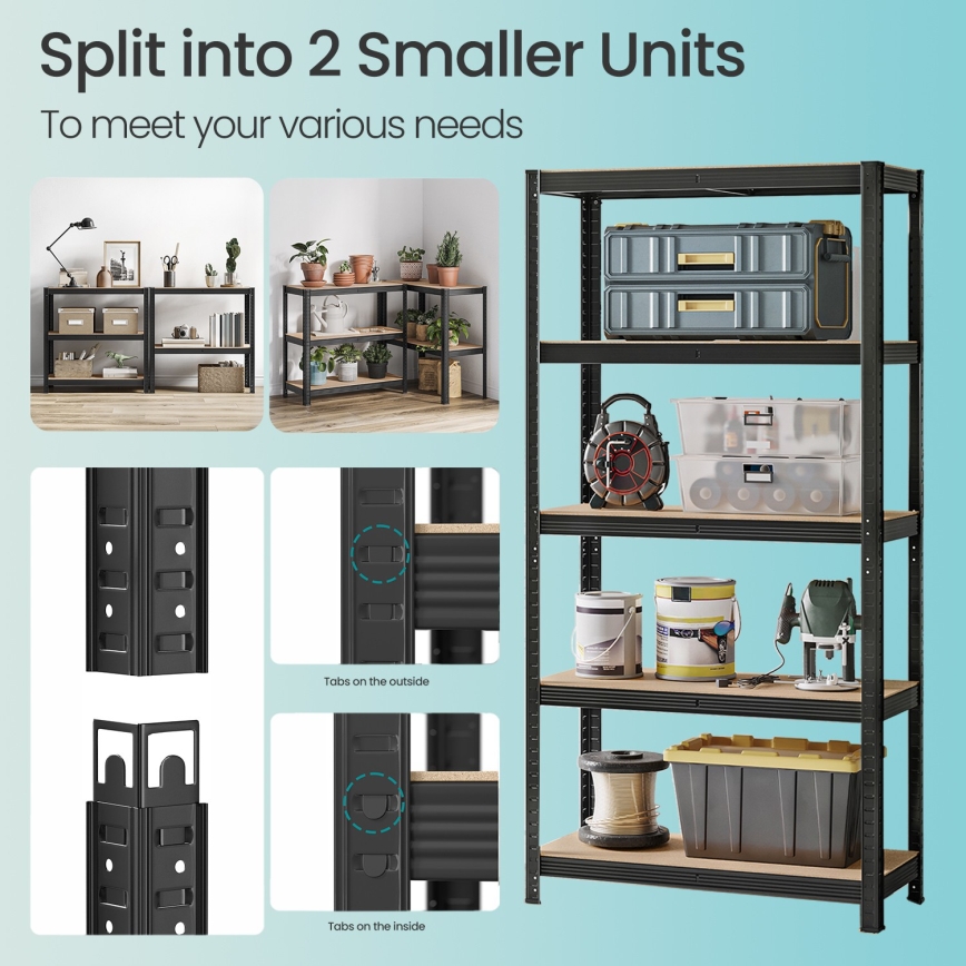 Стелаж ORDIFY чорний