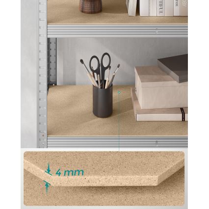 Стелаж ORDIFY сріблястий