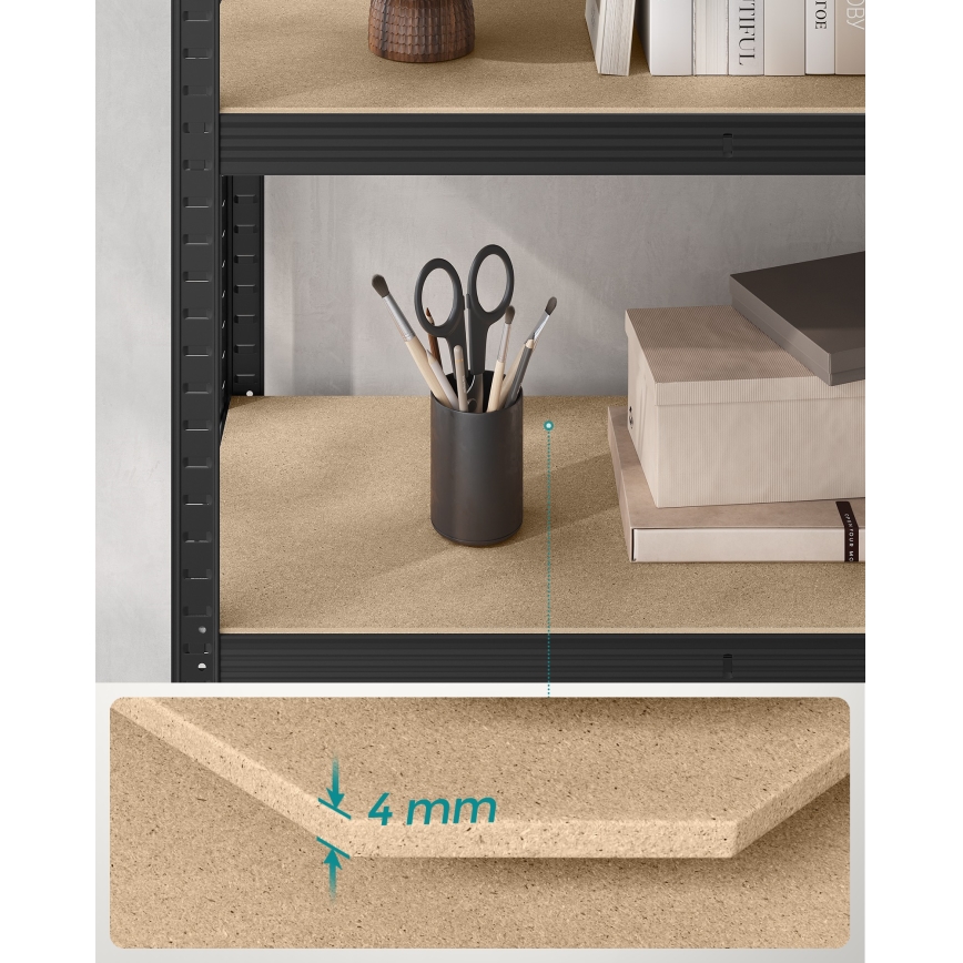 Стеллаж ORDIFY чёрный