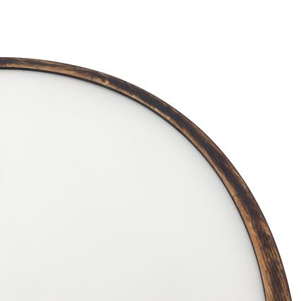 Потолочний світильник OAK SMOKY 3xE27/15W/230V ? 47,5 см дуб/темно-коричневий