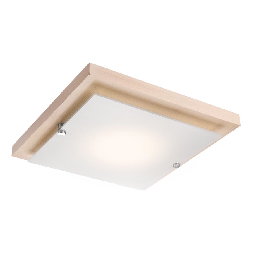 Стельовий LED світильник 1xLED/12W/230V бук - FSC сертифіковано
