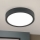 Стельовий LED світильник BULLY LED/12W/230V діаметр 14 см чорний