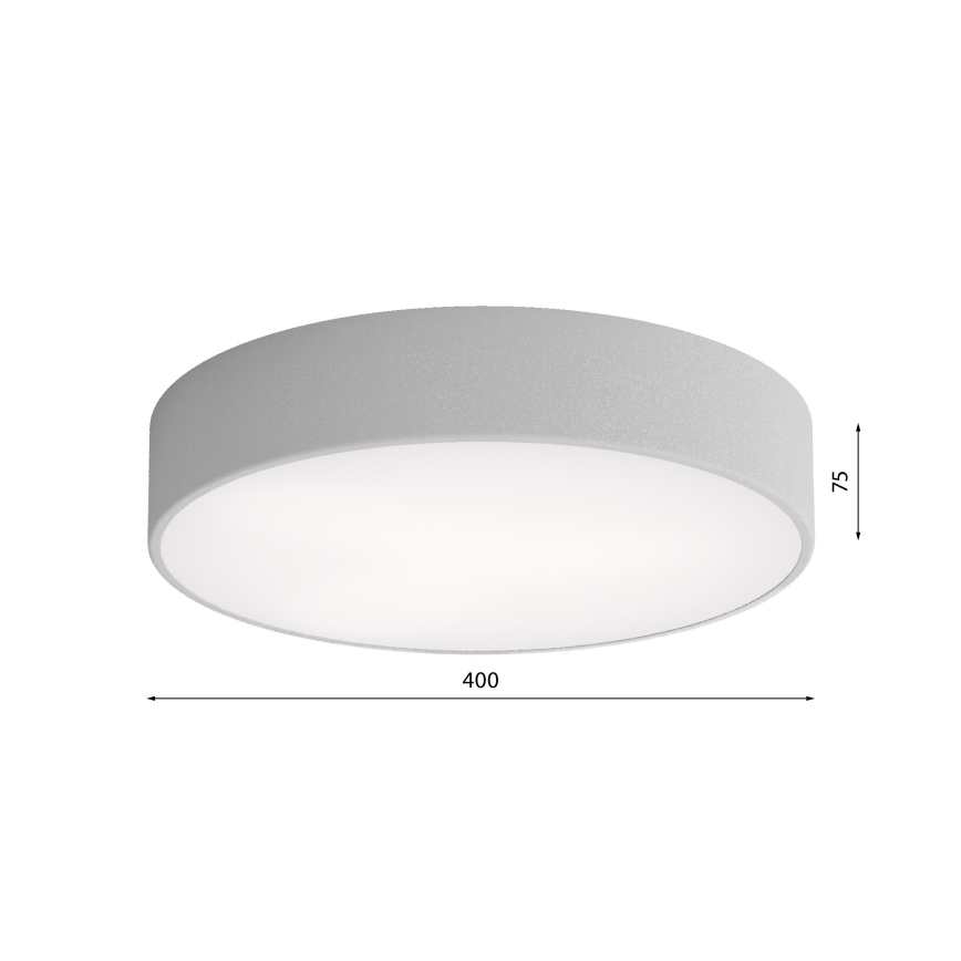 Стельовий LED світильник CLEO LED/43W/230V 4000K діаметр 40 cm сірий