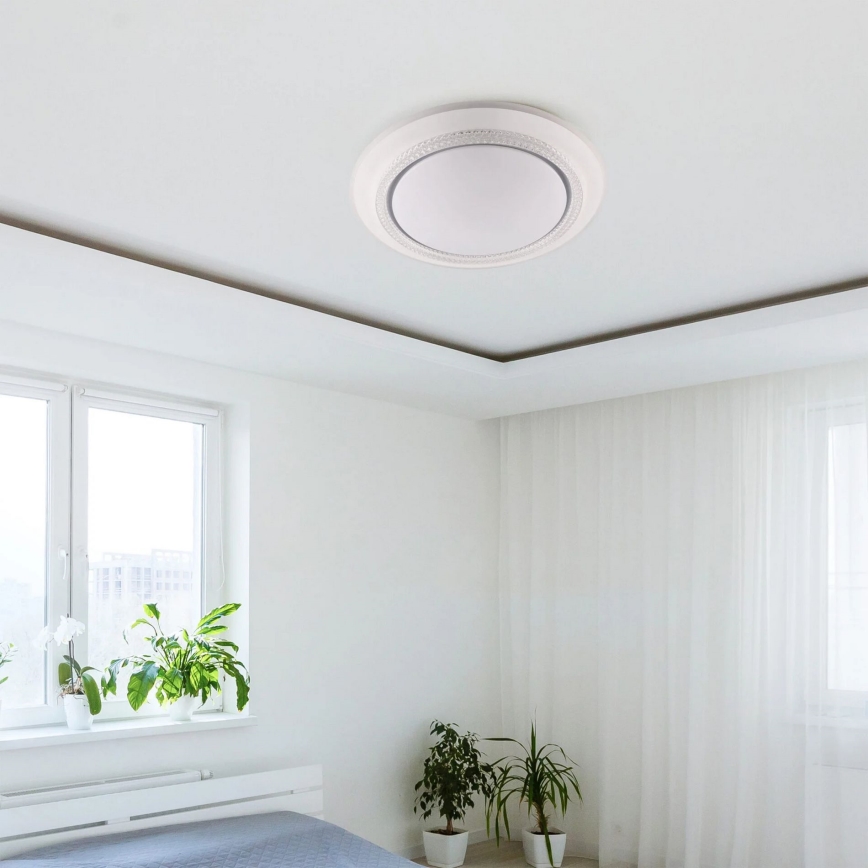 Стельовий LED світильник для ванної з регулюванням яскравості ADELA LED/72W/230V діаметр 48 см 3000-6000K IP44 + пульт дистанційного керування