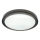 Стельовий LED світильник для ванної з регулюванням яскравості HALINA LED/48W/230V 3000-6000K діаметр 38 см IP44 чорний + пульт дистанційного керування