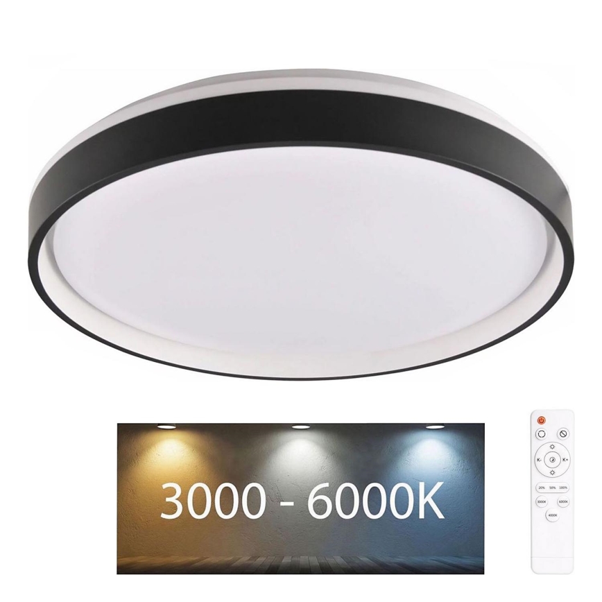 Стельовий LED світильник для ванної з регулюванням яскравості JADWIGA LED/42W/230V діаметр 38,5 см 3000-6000K IP44 + пульт дистанційного керування