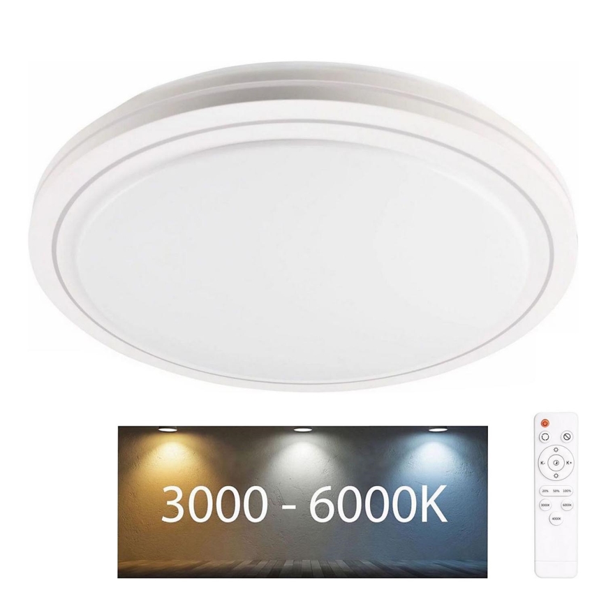 Стельовий LED світильник для ванної з регулюванням яскравості MARIAN LED/72W/230V діаметр 48 см 3000-6000K IP44 + пульт дистанційного керування