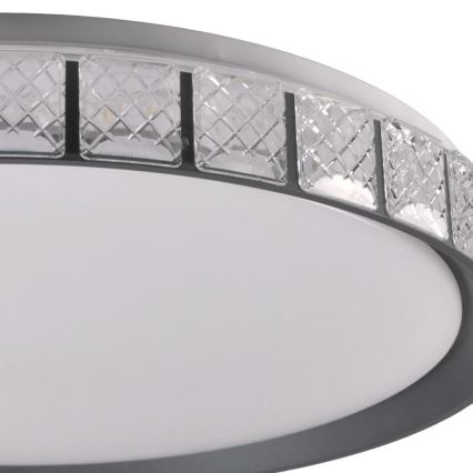 Стельовий LED світильник для ванної з регулюванням яскравості NINA LED/72W/230V діаметр 49 см 3000-6000K IP44 + пульт дистанційного керування