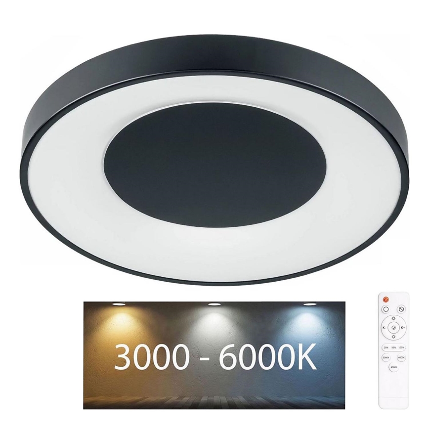 Стельовий LED світильник для ванної з регулюванням яскравості WITOLD LED/48W/230V діаметр 38,5 см 3000-6000K IP44 + пульт дистанційного керування