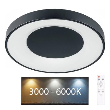 Стельовий LED світильник для ванної з регулюванням яскравості WITOLD LED/72W/230V діаметр 48 см 3000-6000K IP44 + пульт дистанційного керування