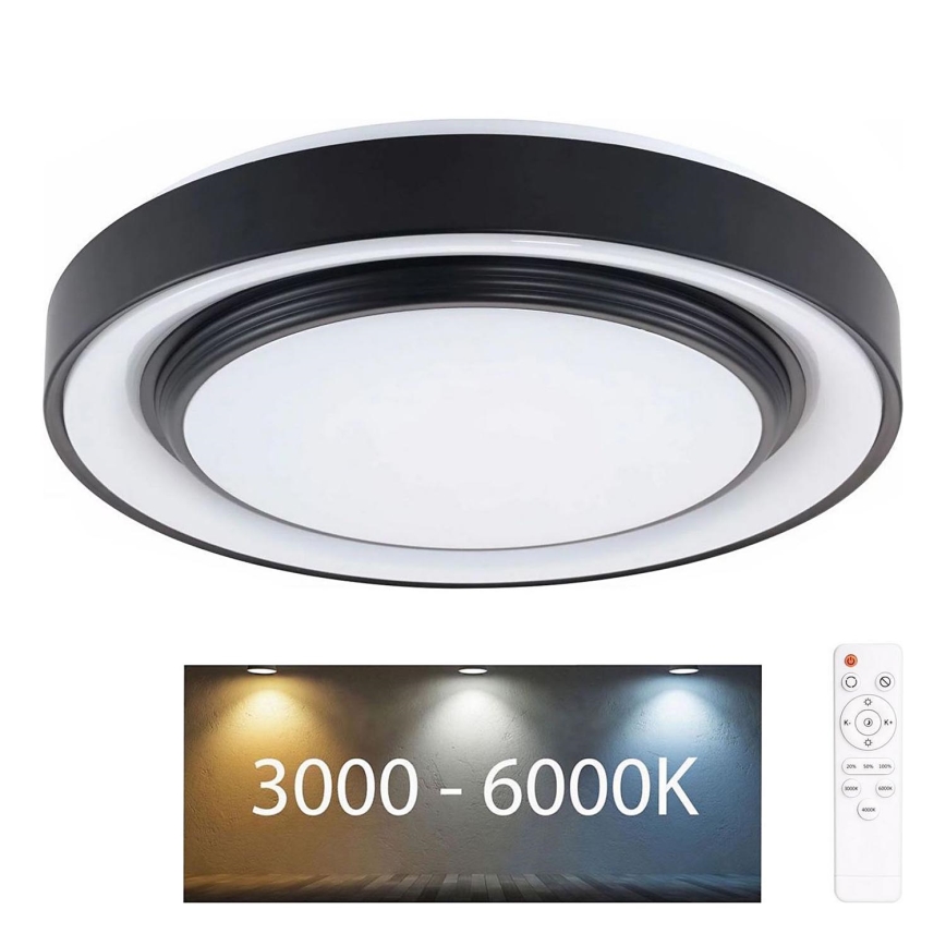 Стельовий LED світильник для ванної з регулюванням яскравості ZYGMUNT LED/72W/230V діаметр 48,5 см 3000-6000K IP44 + пульт дистанційного керування