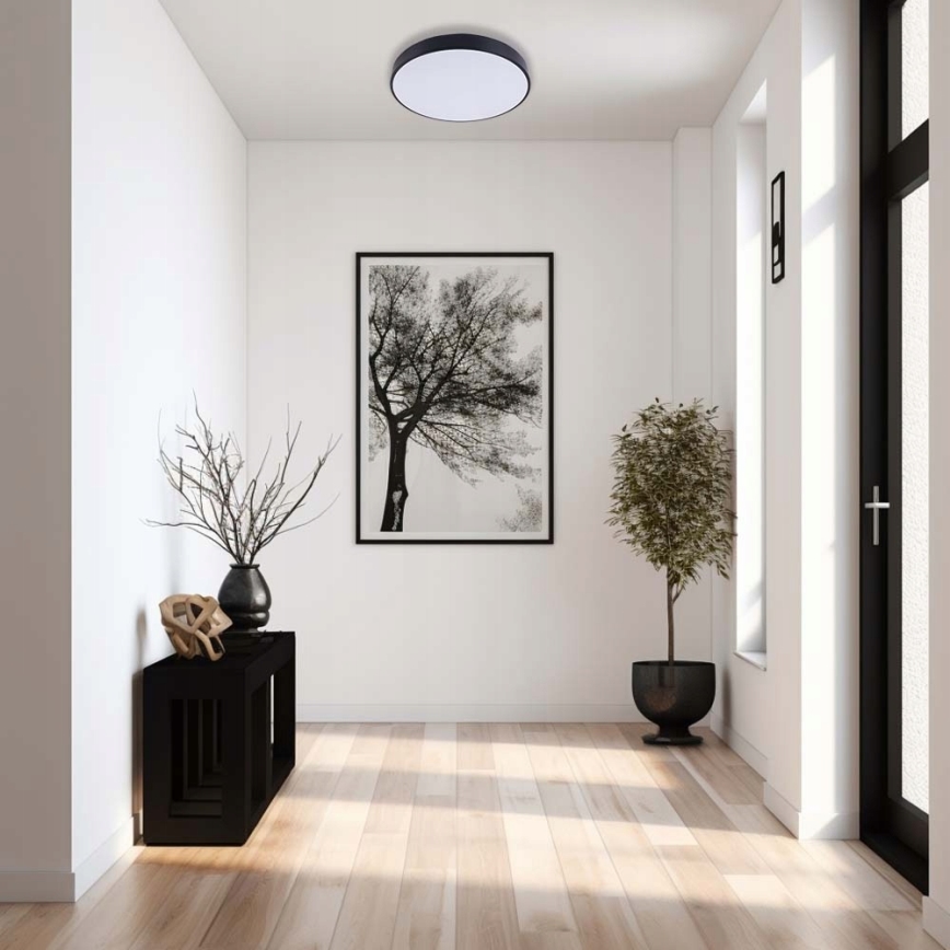 Стельовий LED світильник FELIZ LED/30W/230V 4000K діаметр 30 см чорний