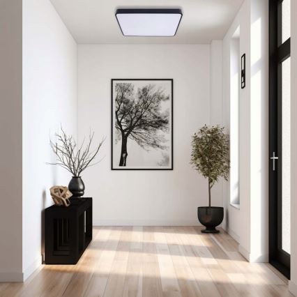 Стельовий LED світильник FELIZ LED/40W/230V 4000K 40x40 см чорний