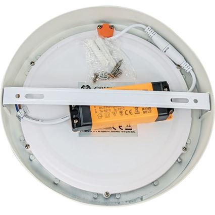Стельовий LED світильник FENIX LED/12W/230V 2800K діаметр 17 см