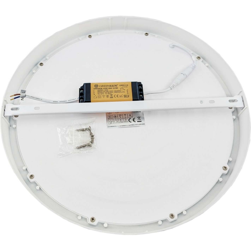 Стельовий LED світильник FENIX LED/32W/230V 3800K діаметр 40 см сніжно-білий