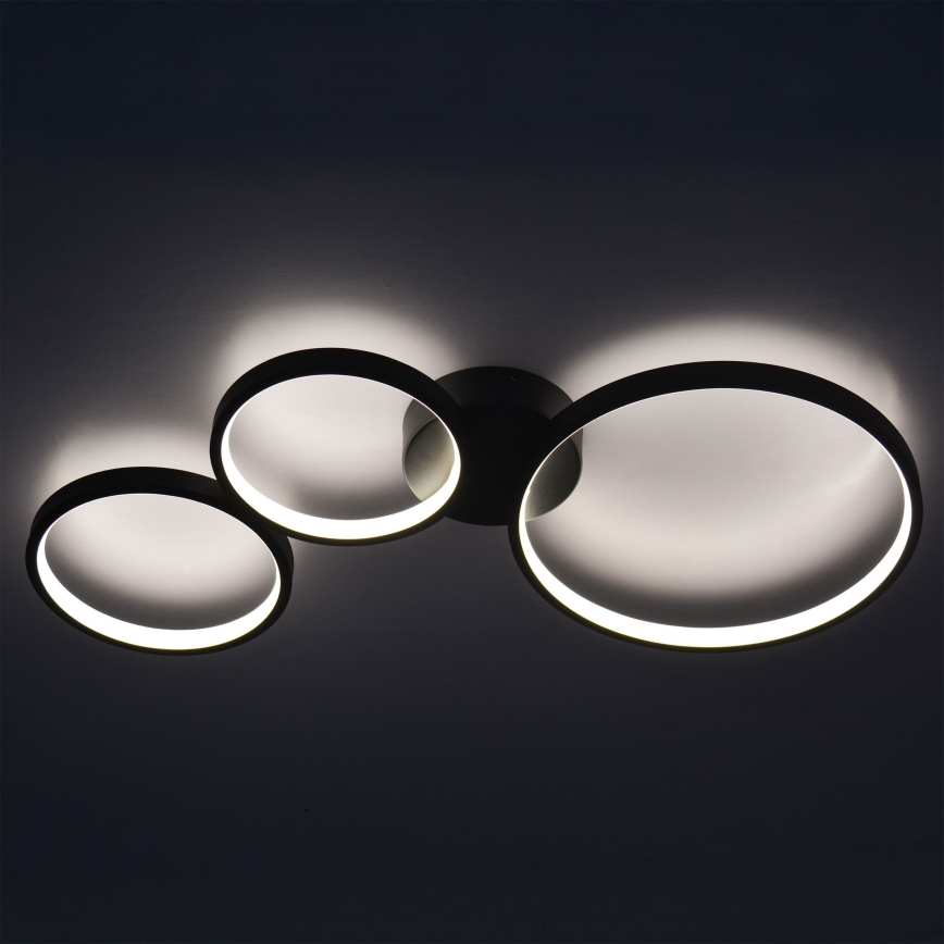 Стельовий LED світильник FLAMENCO LED/33W/230V 4000K чорний