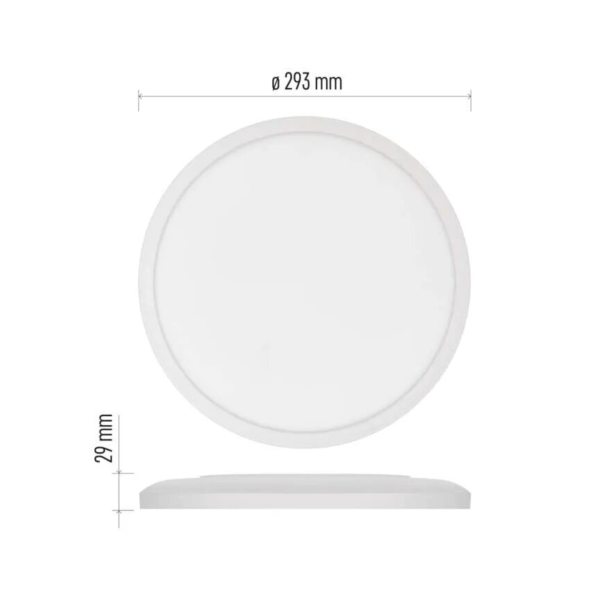 Стельовий LED світильник FLORI LED/18W/230V 4000K білий діаметр 29 см