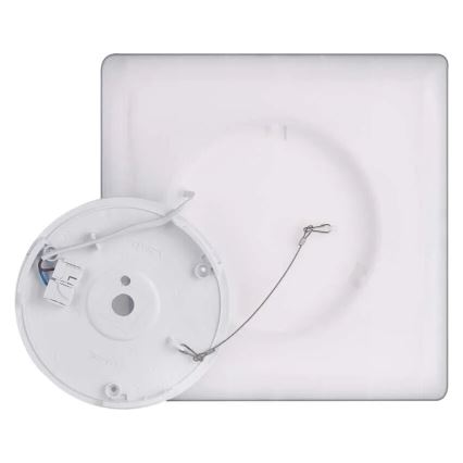 Стельовий LED світильник FLORI LED/18W/230V 4000K чорний 29x29 см